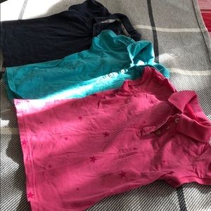 Girls Oshkosh, Childrens Place/5T polo shirt lot